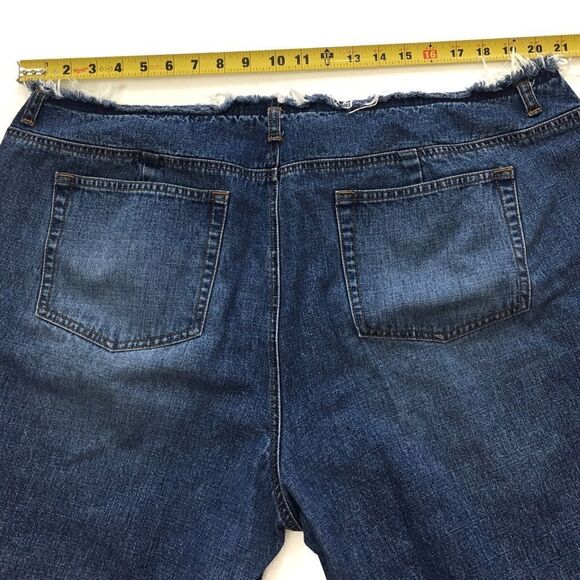 Venezia Raw Hem Cut Off Jean Shorts - Picture 5 of 6
